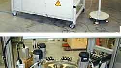 Applikation Rundtakt-Rissprüfanlage von Hülsen für Einspritzsysteme vom Hersteller ibg Prüfcomputer