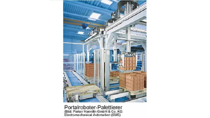 Palettierroboter mit Linearkinematik