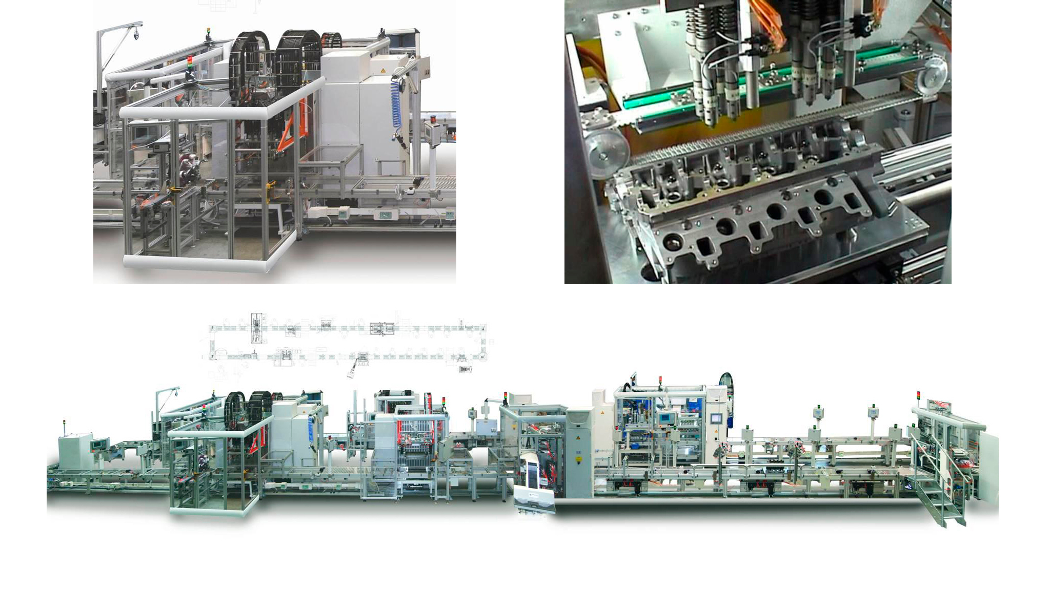 Produkt Montageanlagen für Zylinderköpfe vom Hersteller Kiener Maschinenbau