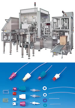 Produkt Hochleistungs-Ringtakt-Montageanlage für Medizinprodukte vom Hersteller DESOTEC Sondermaschinenbau