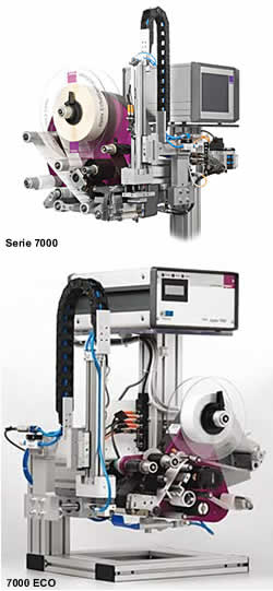 Produkt Etikettierstationen mit Etikettendruckspender Serie 7000 vom Hersteller topex