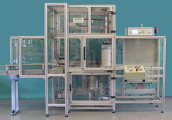 Applikation Prüfung von Wasserfilterkartuschen vom Hersteller innomatec GmbH Test- und Sonderanlagen