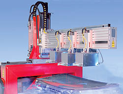 Produkt Laser-Messeinrichtung zur Geometrieprüfung von Windschutzscheiben arcus-ws vom Hersteller NoKra Optische Prüftechnik und Automation