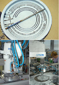 Applikation Kochfeld vom Hersteller EPSON Deutschland - Factory Automation Division -