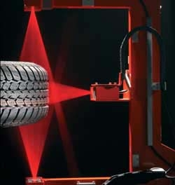 Produkt Reifen-Oberflächen-Prüfsystem vom Hersteller MICRO-EPSILON MESSTECHNIK