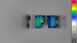 Applikation Thermografie-Prüfung von niederohmigen Präzisionswiderständen vom Hersteller InfraTec GmbH Infrarotsensorik und Messtechnik