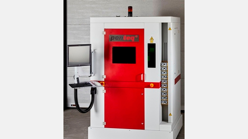 Product Fully automatic type plate laser marking machine from the supplier penteq