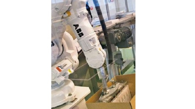 Verpacken mit Roboter