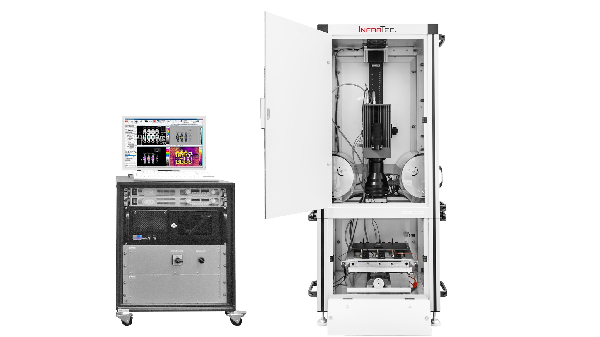 Produkt Thermografie-Prüfanlage zur Elektronik- und Halbleitermodulprüfung vom Hersteller InfraTec GmbH Infrarotsensorik und Messtechnik